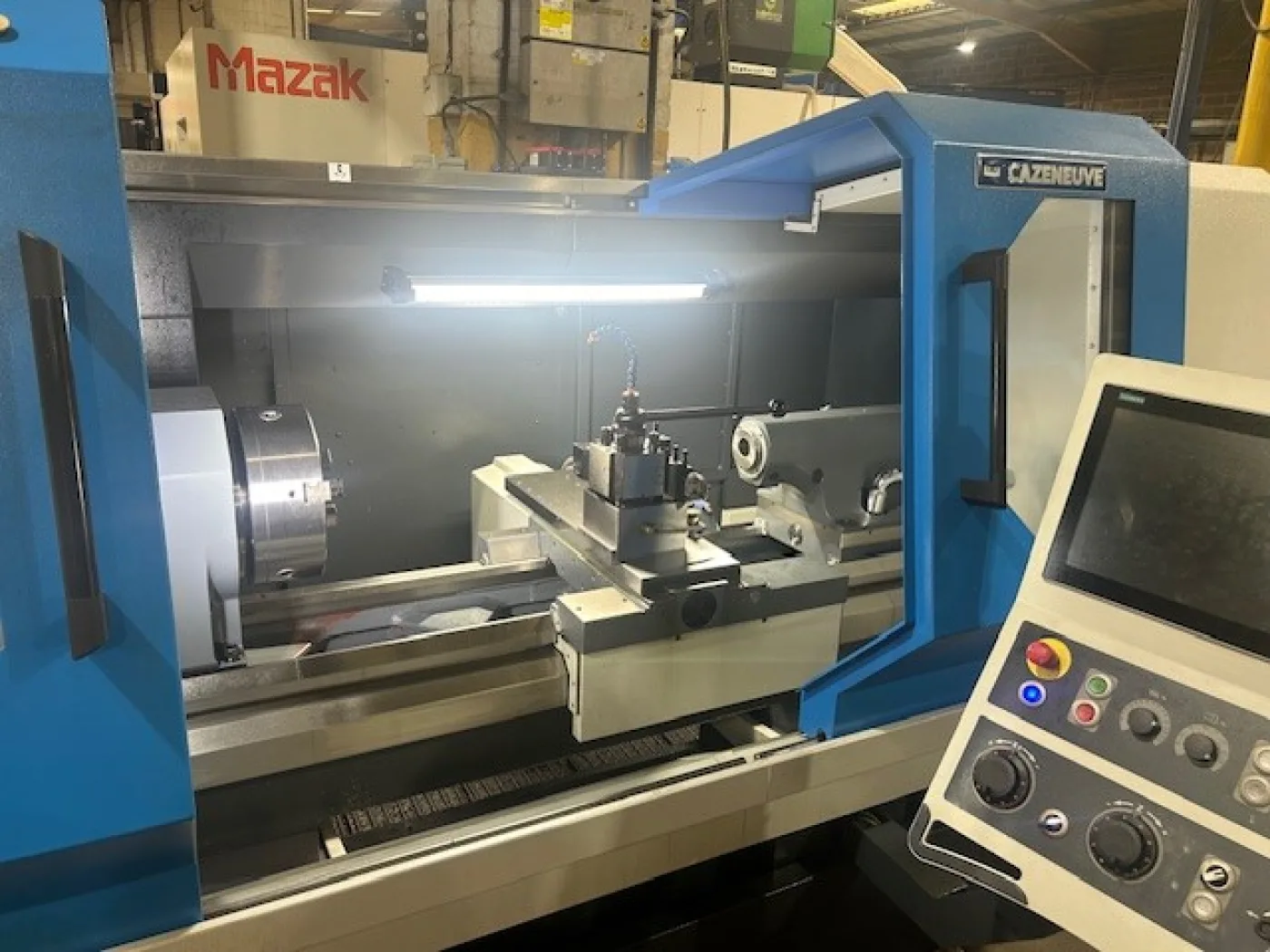 Teach in lathe CAZENEUVE OPTIMAX 590 - 1