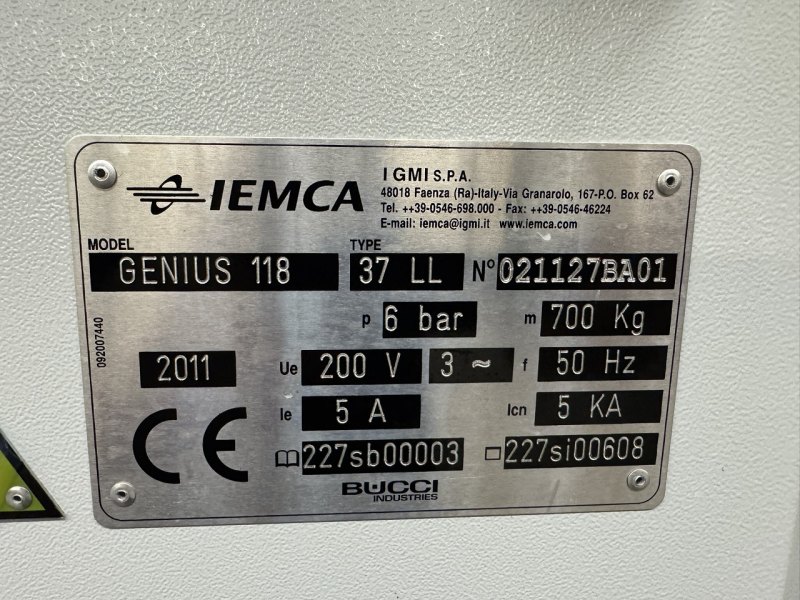 RAVITAILLEUR IEMCA GENIUS 118 37 L