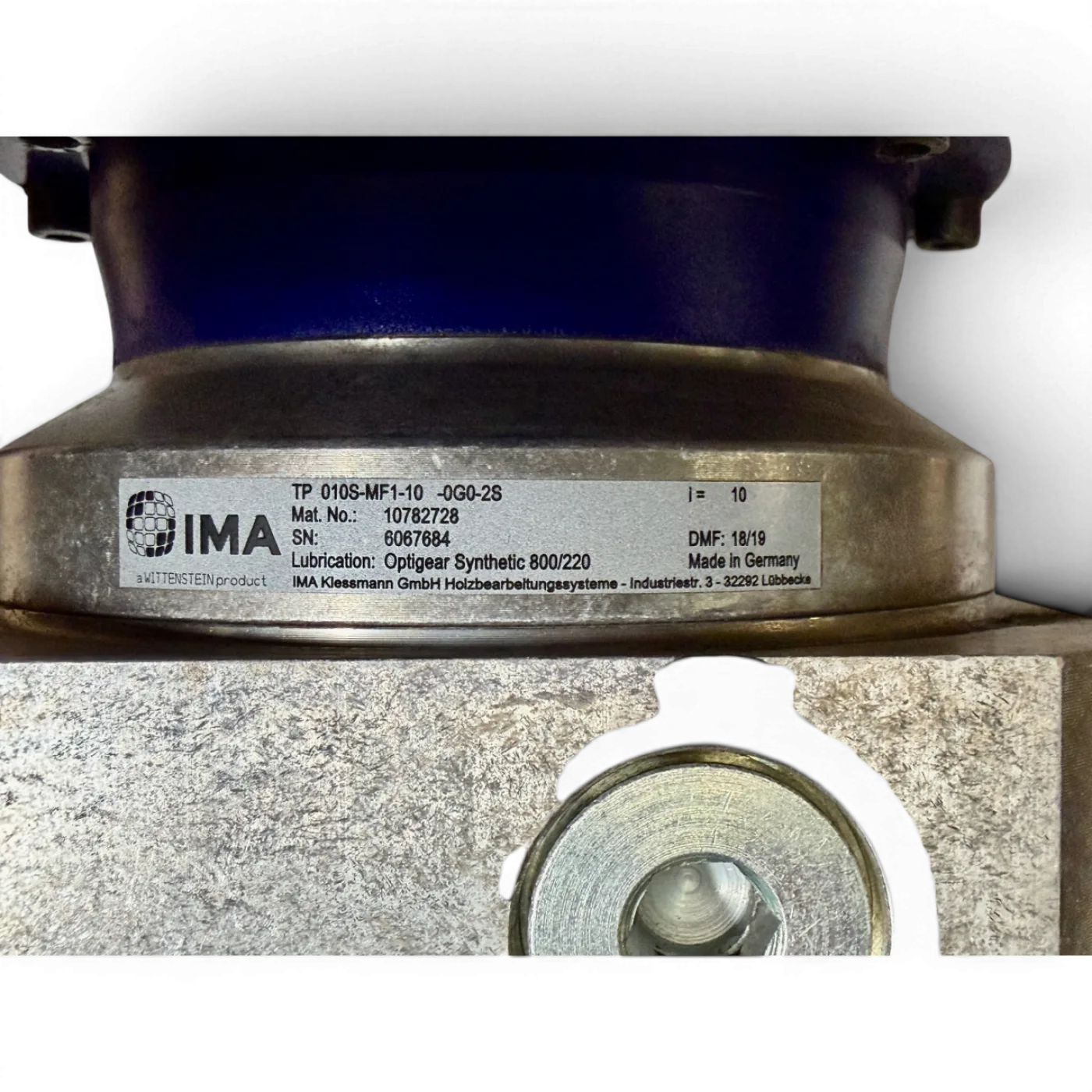 IMA WITTENSTEIN alpha TP 010S-MF1-10-0G0-28 Präzisions Planetengetriebe Art.-Nr. 10782728 - 1