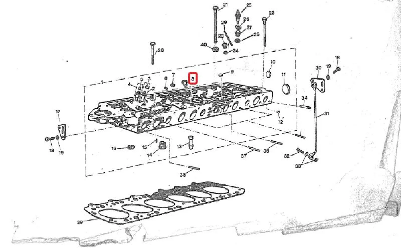 Injectorkap 2.25 Diesel - 2