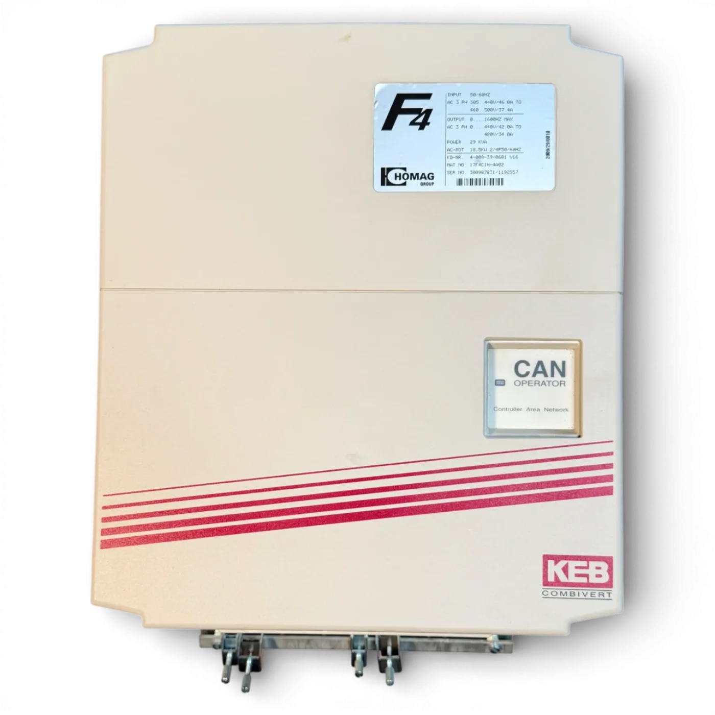 HOMAG KEB COMBIVERT F4 Frequenzumrichter Art.-Nr. 17F4C1H-4A02-4-008-39-0601-2-083-01-0129 - 4