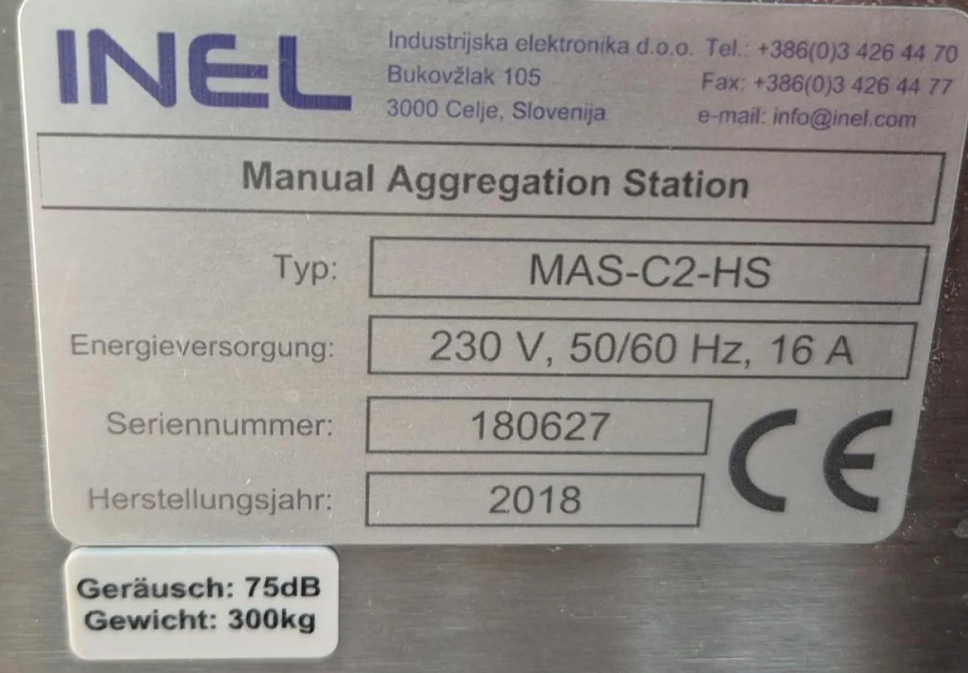 INEL Aggregationsstation MAS-C2 HS mit Zebra ZT410 - 7