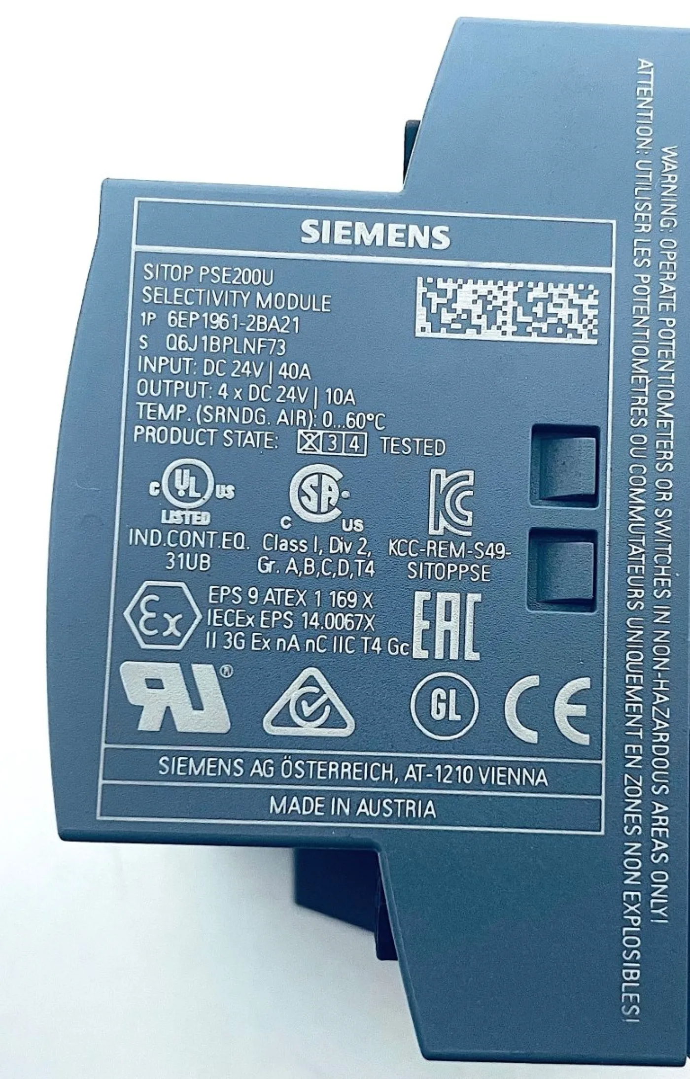 Siemens SITOP PSE 200V 6EP1961-2BA21 - 4