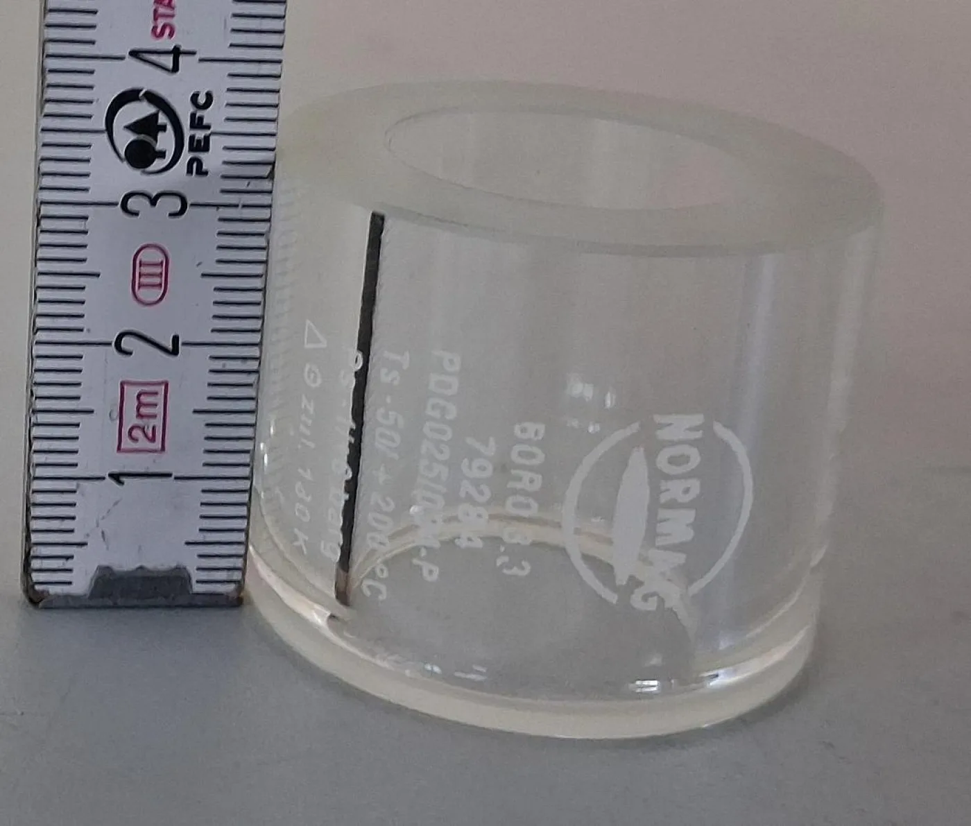 Normag Distanzstück aus Borosilikatglas 3.3 DN25 - 4