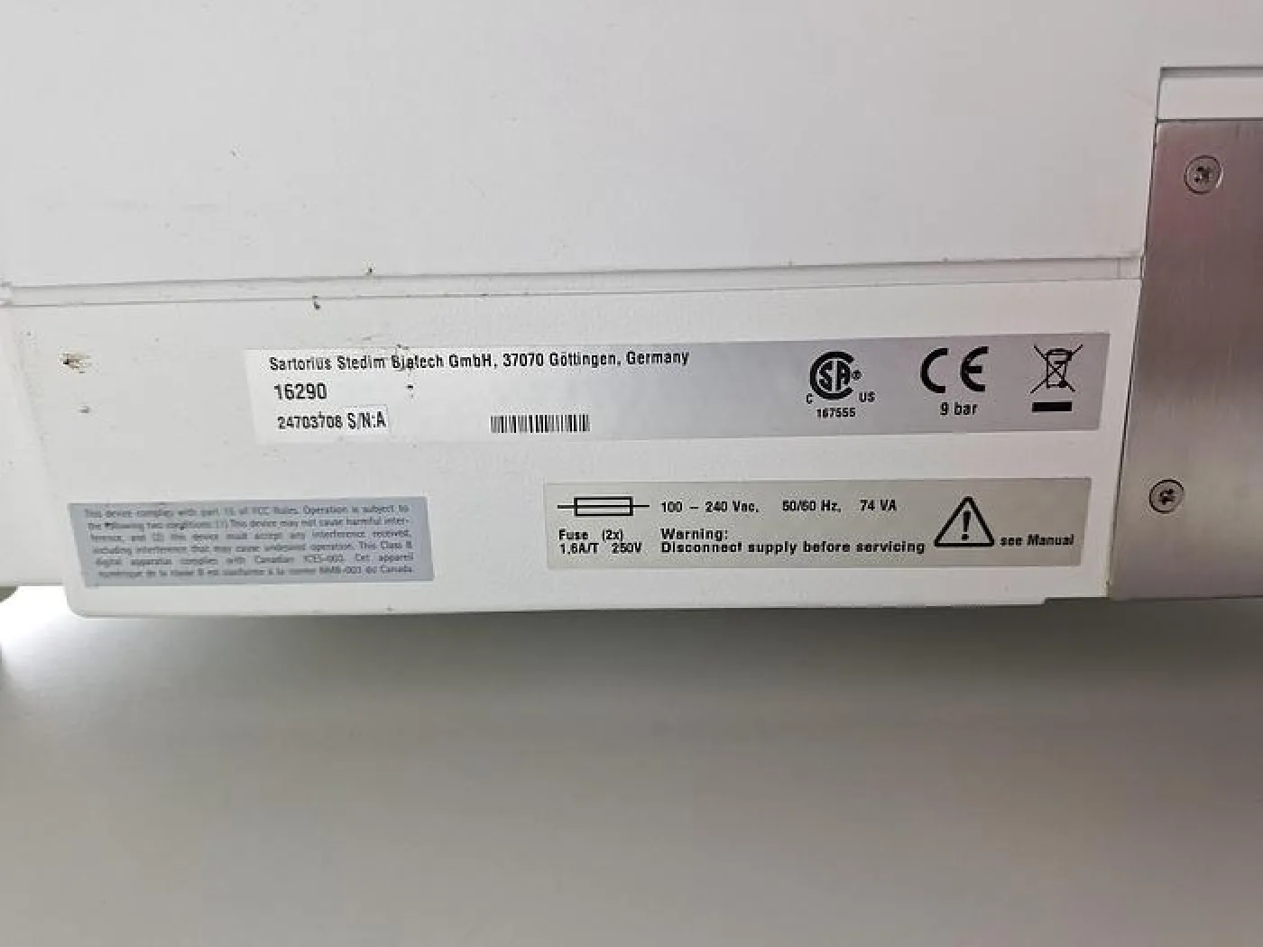 Sartorius Sartocheck 3 Plus Filter Integrity Tester - 4