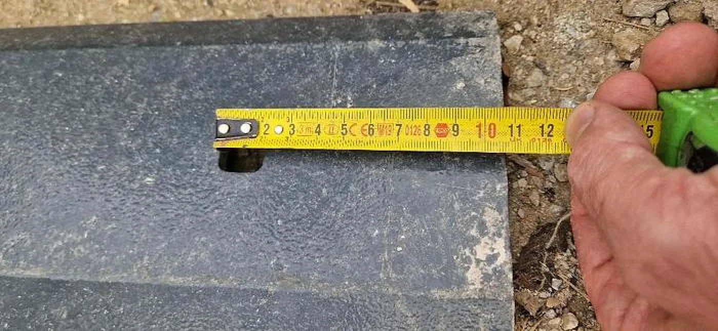 Sonarol Hardox Unterschraub-/Wendemesser passend zu Sonarol 220 cm Schaufel - 1