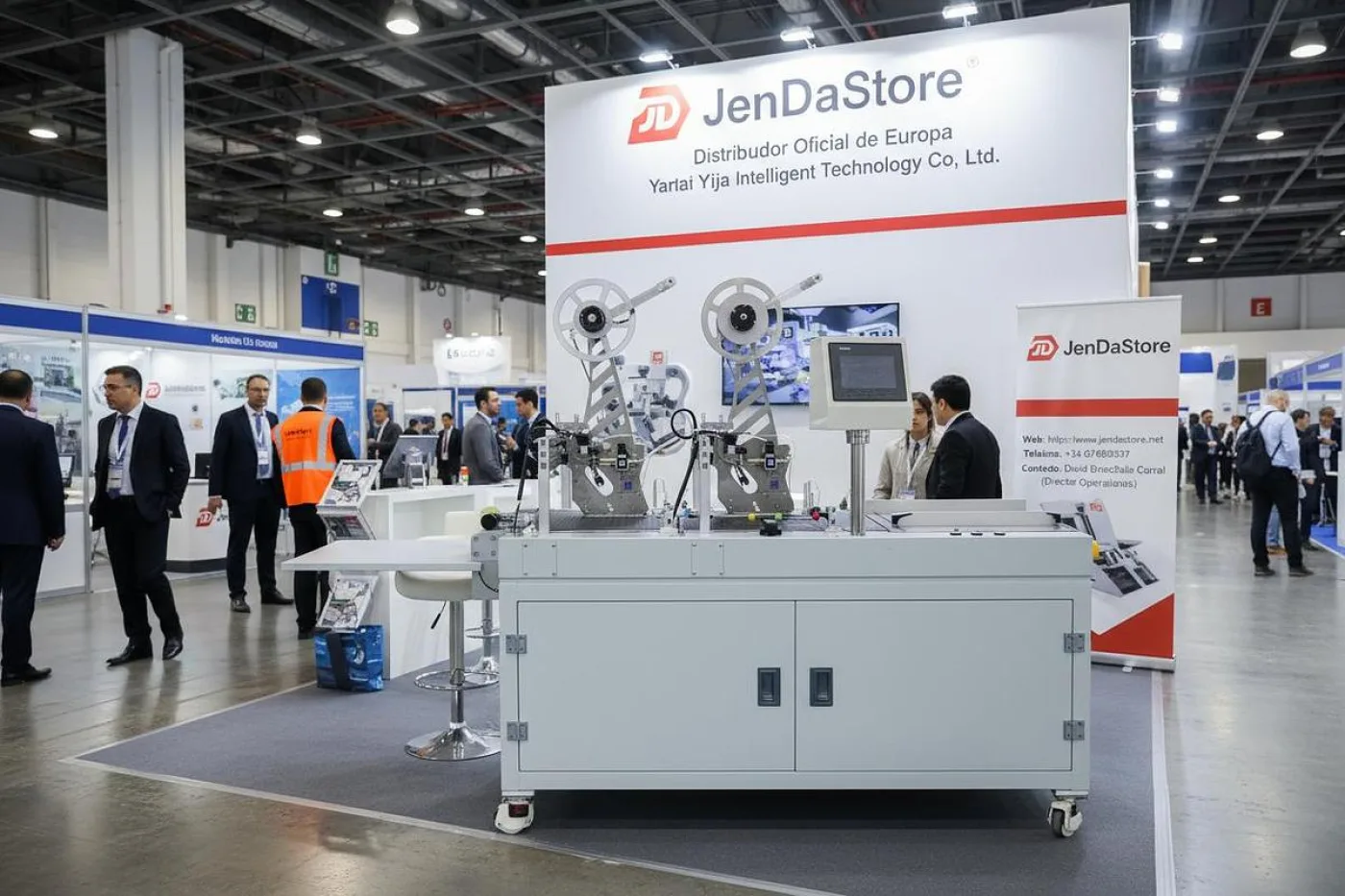 Máquina Semiautomática de Aplicación de Cinta de Doble Cara JDSYJ-510B - 1
