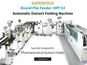 Pharma Folder OUTSERT MACHINE