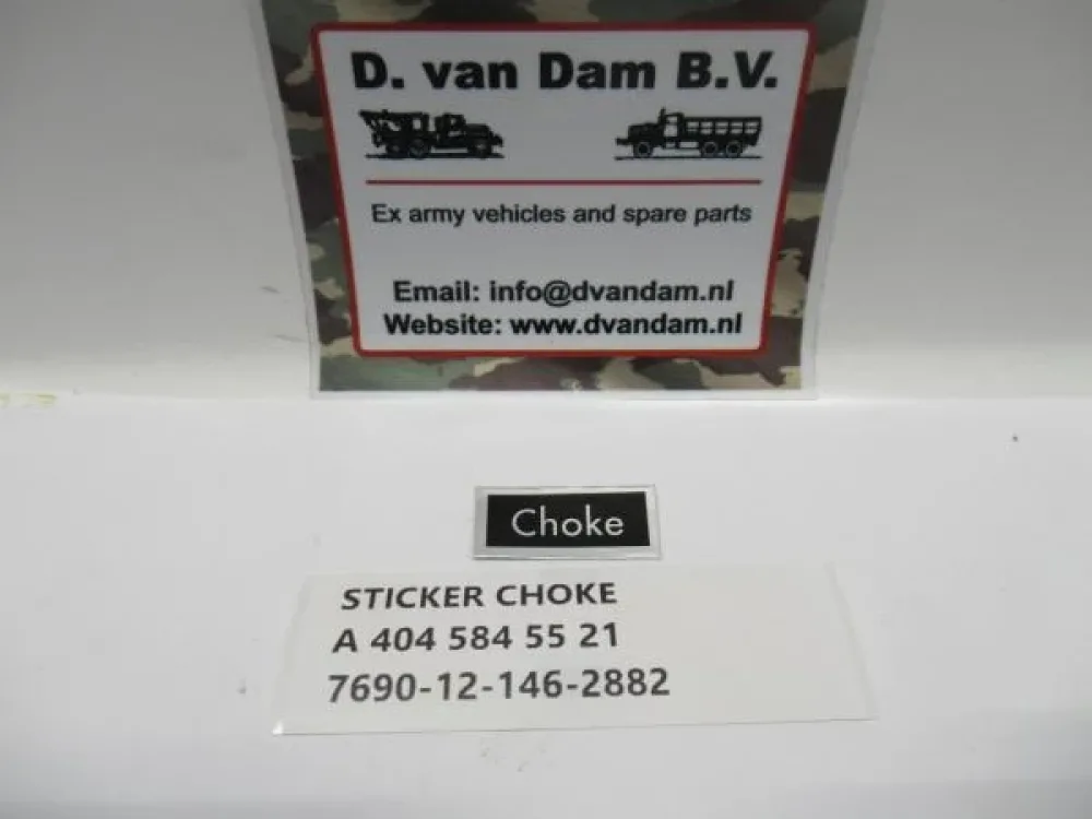 Sticker choke