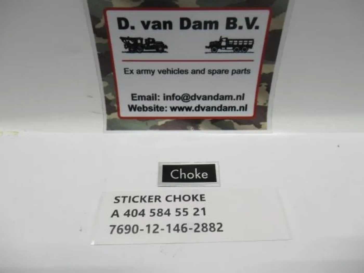 Sticker choke - 1