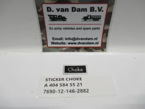 Sticker choke