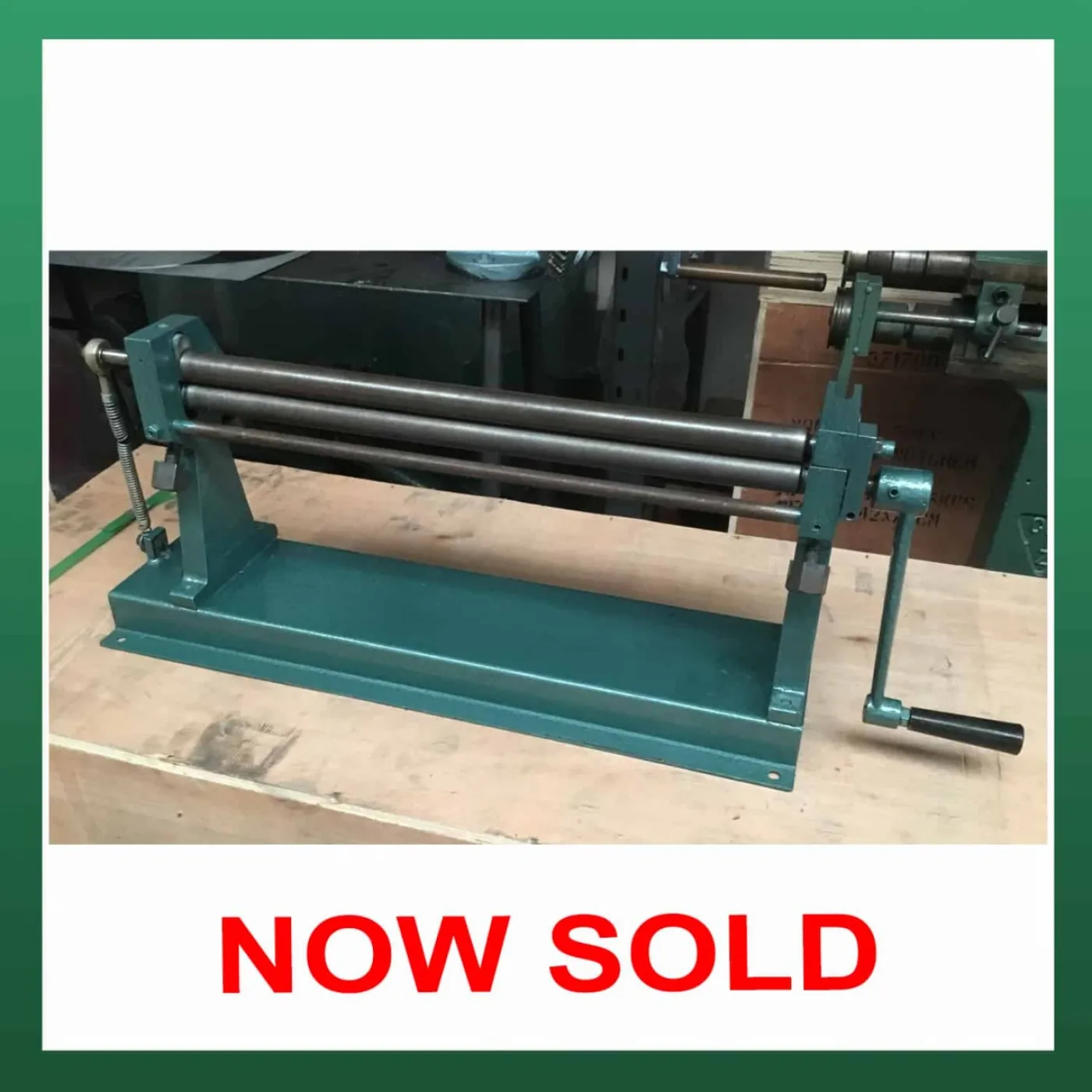 MORGAN RUSHWORTH Bench Bending Rolls 510mm x 25mm - WNS - W. Neal Services Ltd - 1