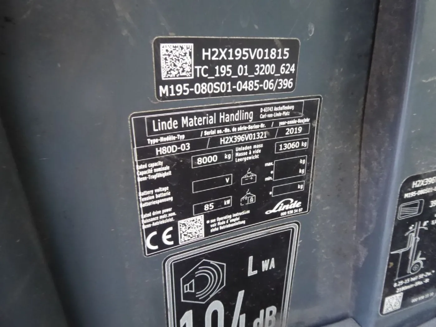 Linde H80D-03 - 6