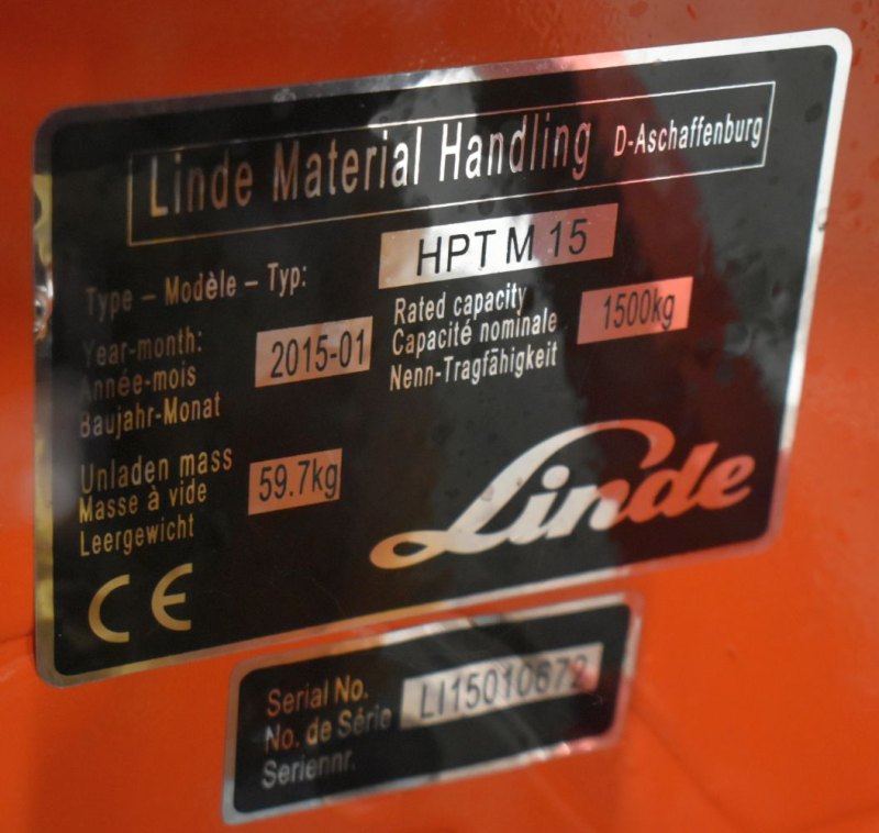 Handhubwagen Linde HPT M 15 (2015)