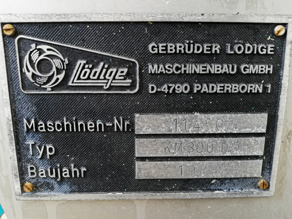 Loedige KM300D - Powder turbo mixer