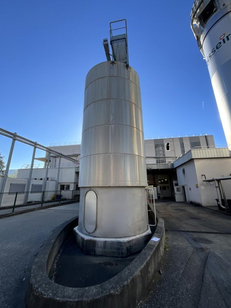 Chaudronnerie Tuyauterie Chaudronnerie Tuyauterie 37000 Litre Vertical Stainless Steel Storage Tank - T1