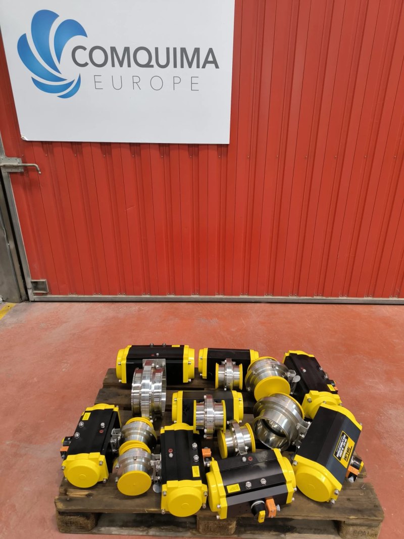 SOLENOID BUTTERFLY VALVE TOP LINE TS127 ATEX