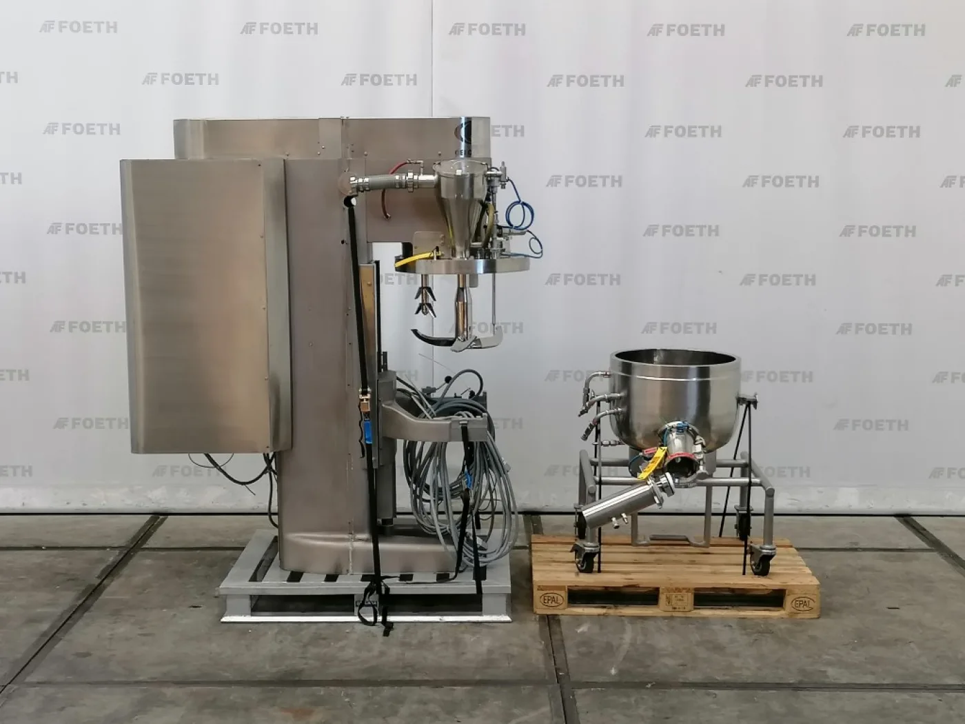Collette GRAL 75 Vactron Microwave Drying and Solvent Recovery - Universal mixer - 6
