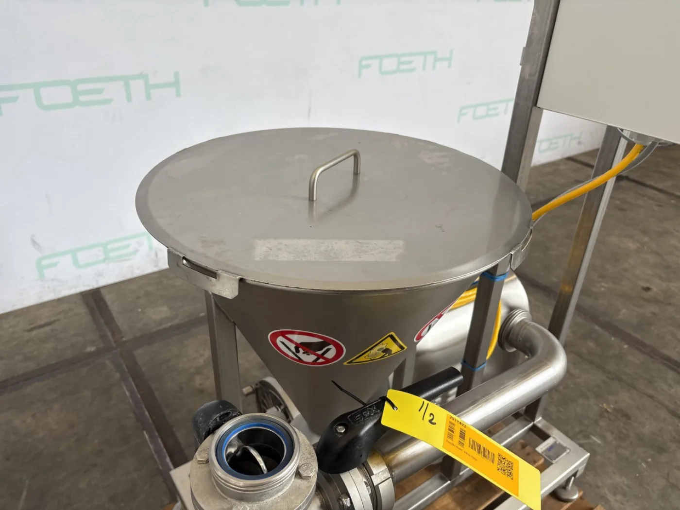 Fristam PE 03 20f Powder mixer - Inline mixer - 7