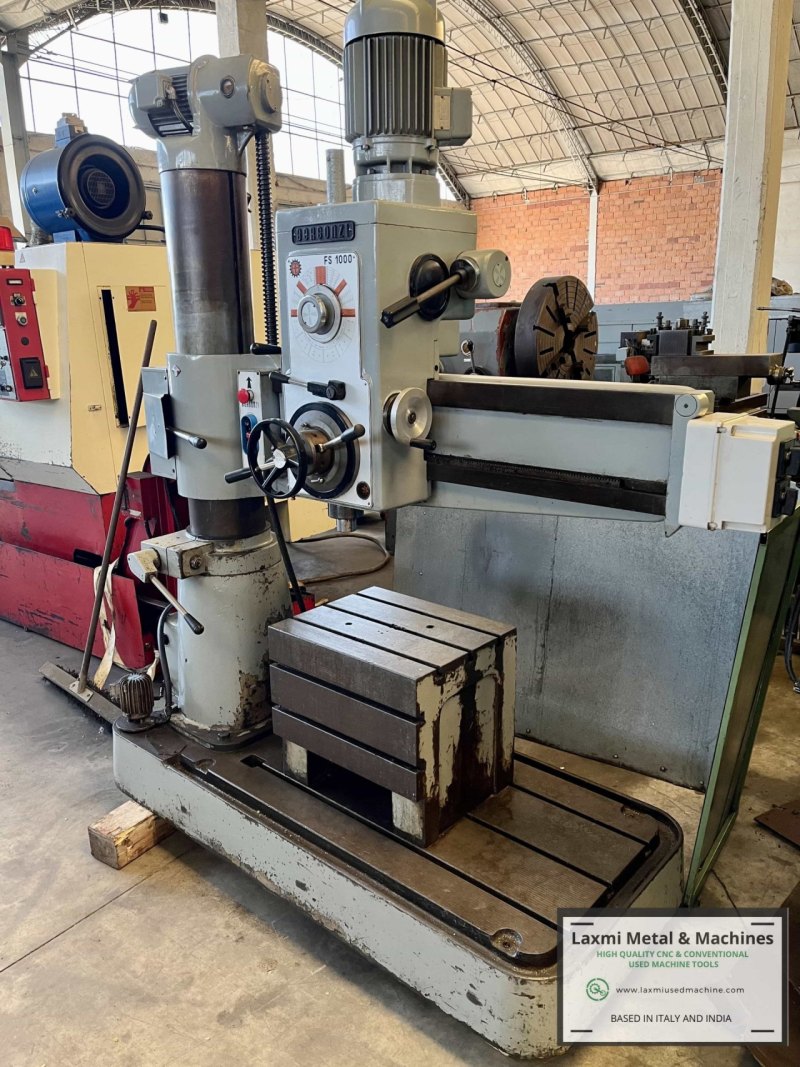 RADIAL DRILL, BERGONZI - FS1000 - Laxmi Metal & Machines, Rohtak