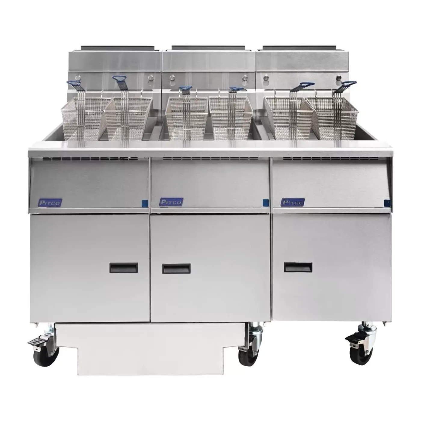 Falcon Fryer E3860 Dominator Plus Single Pan Wide Twin Basket 40L Electric - islandcatering - 5