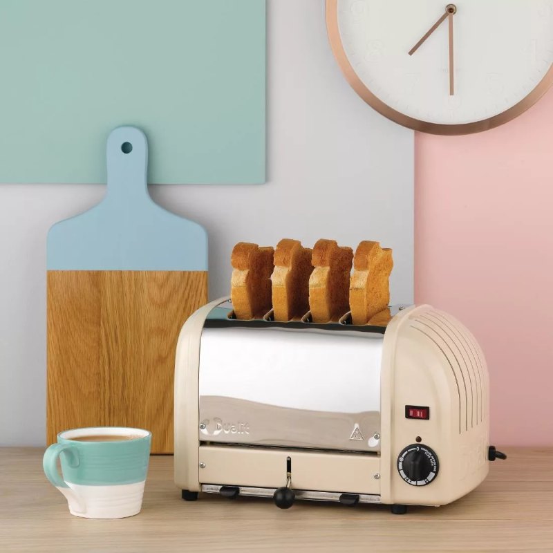 Dualit 4 Slice Vario Toaster Utility Cream 40354 - islandcatering