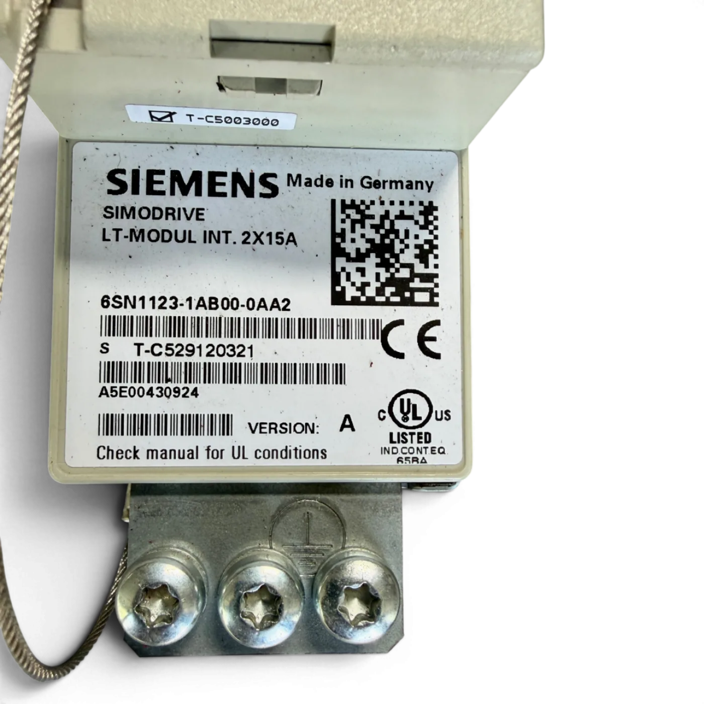 Siemens SIMODRIVE LT-Modul INT. 2x15A Version A Art.-Nr. 6SN1123-1AB00-0AA2 - 4