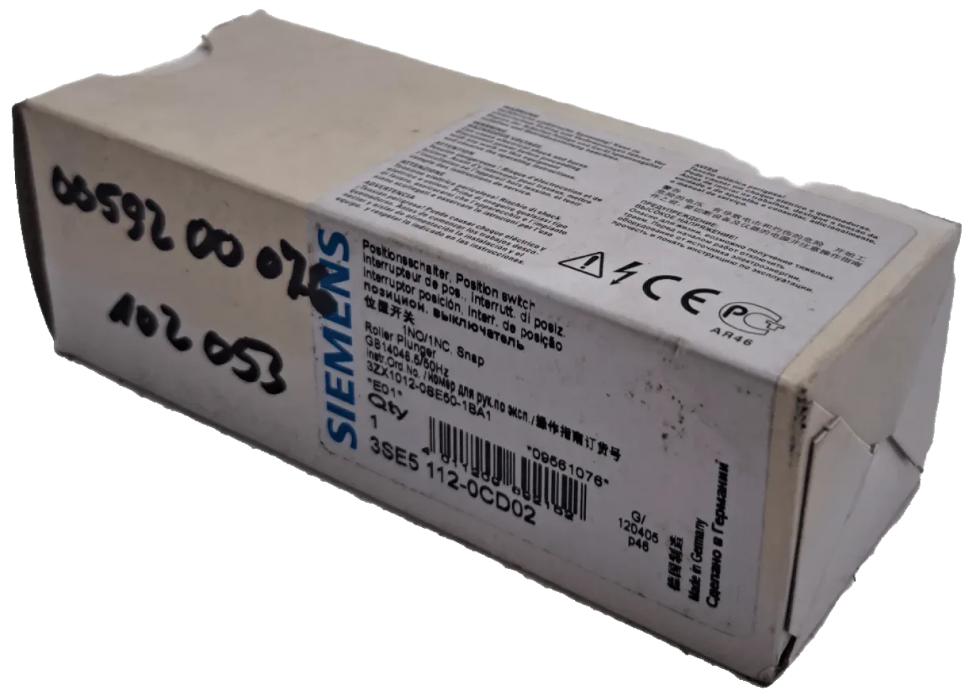 Siemens Positionsschalter 3SE5122-0CD02 - 4