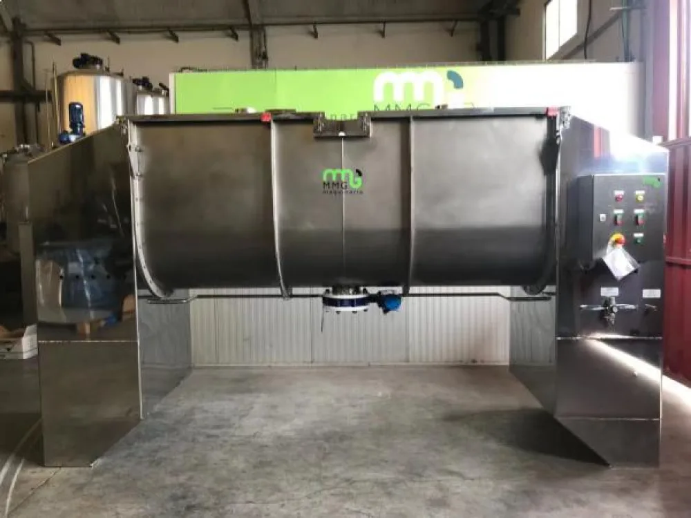 Mezcladora de bandas 2.500 litros en acero inoxidable NUEVA