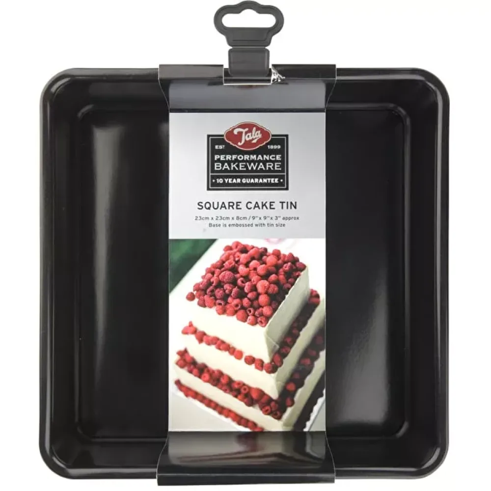 Tala Performance Eclipse Non-Stick 23cm Square cake tin - islandcatering