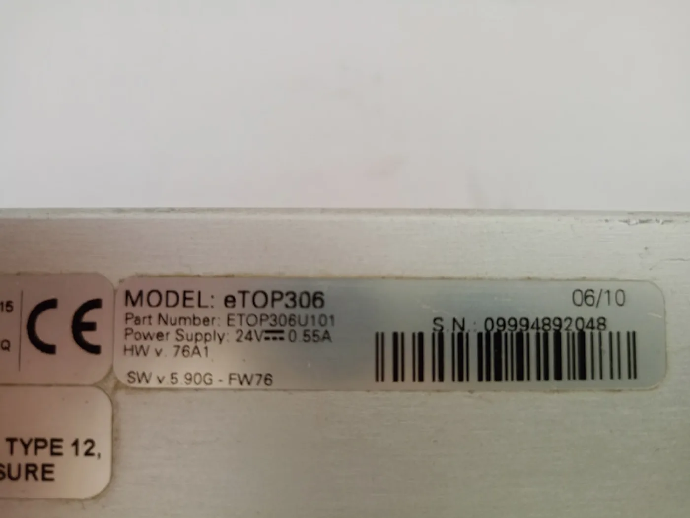 Touch panel UniOP ETOP 306U101 - 5