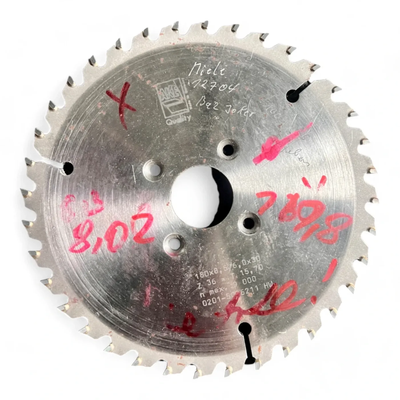 HW-Nuter 180x8,5/6,0x30 mm Z=36 FZ-Fa Schäffer - 1