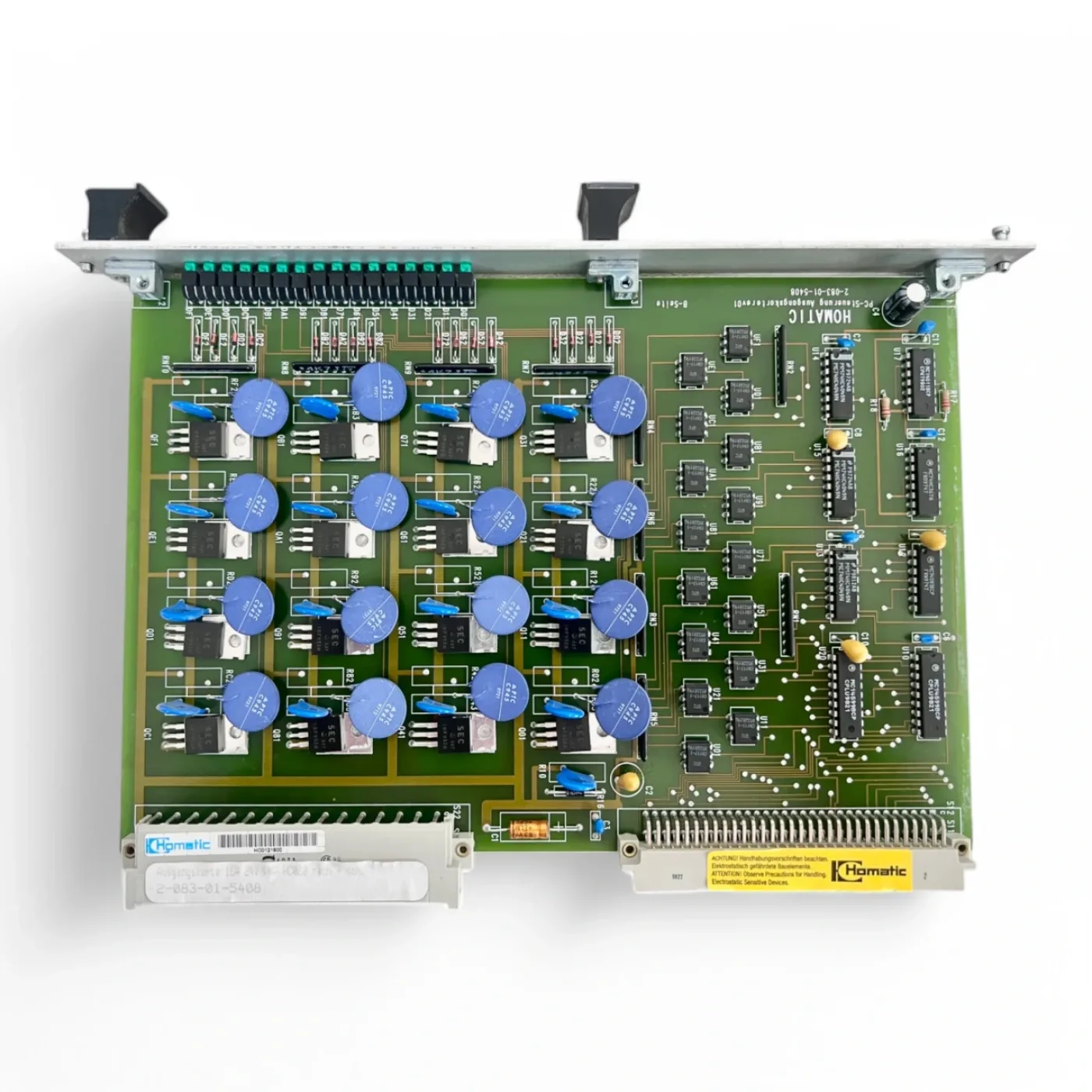 HOMAG HOMATIC Ausgangskarte 16A 24V PNP HC020 Art. 2-083-01-5408 –Serienn.: HO0121600 BAZ BOF - 4