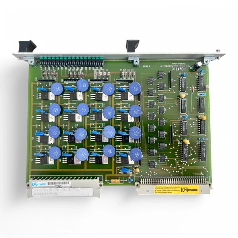 HOMAG HOMATIC Ausgangskarte 16A 24V PNP HC020 Art. 2-083-01-5408 –Serienn.: HO0121600 BAZ BOF