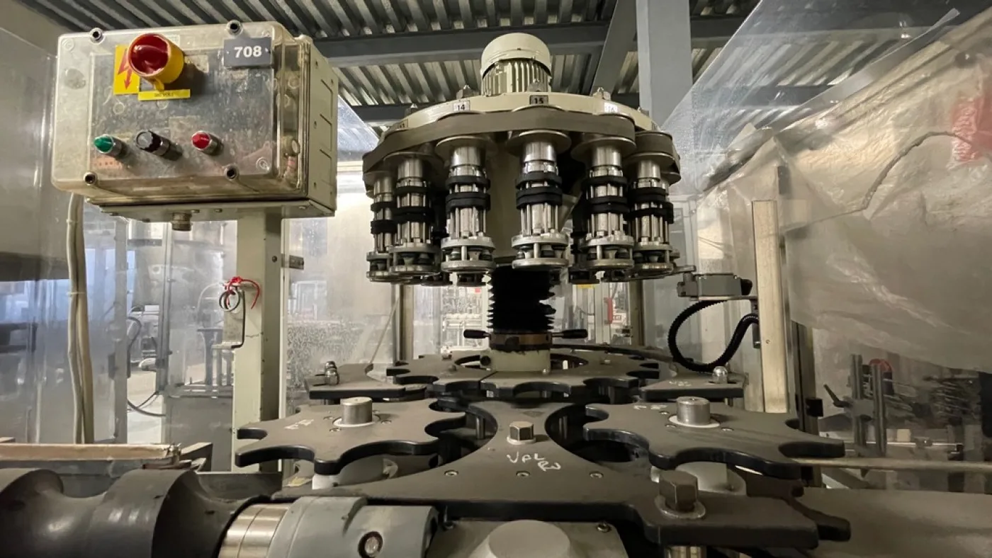 ROLLING MACHINE BERTOLASO 16 HEADS MOD. ZETA 126, AUTOMATIC FOR POLYLAMINATE CAPSULES, SECOND-HAND MACHINE - 7