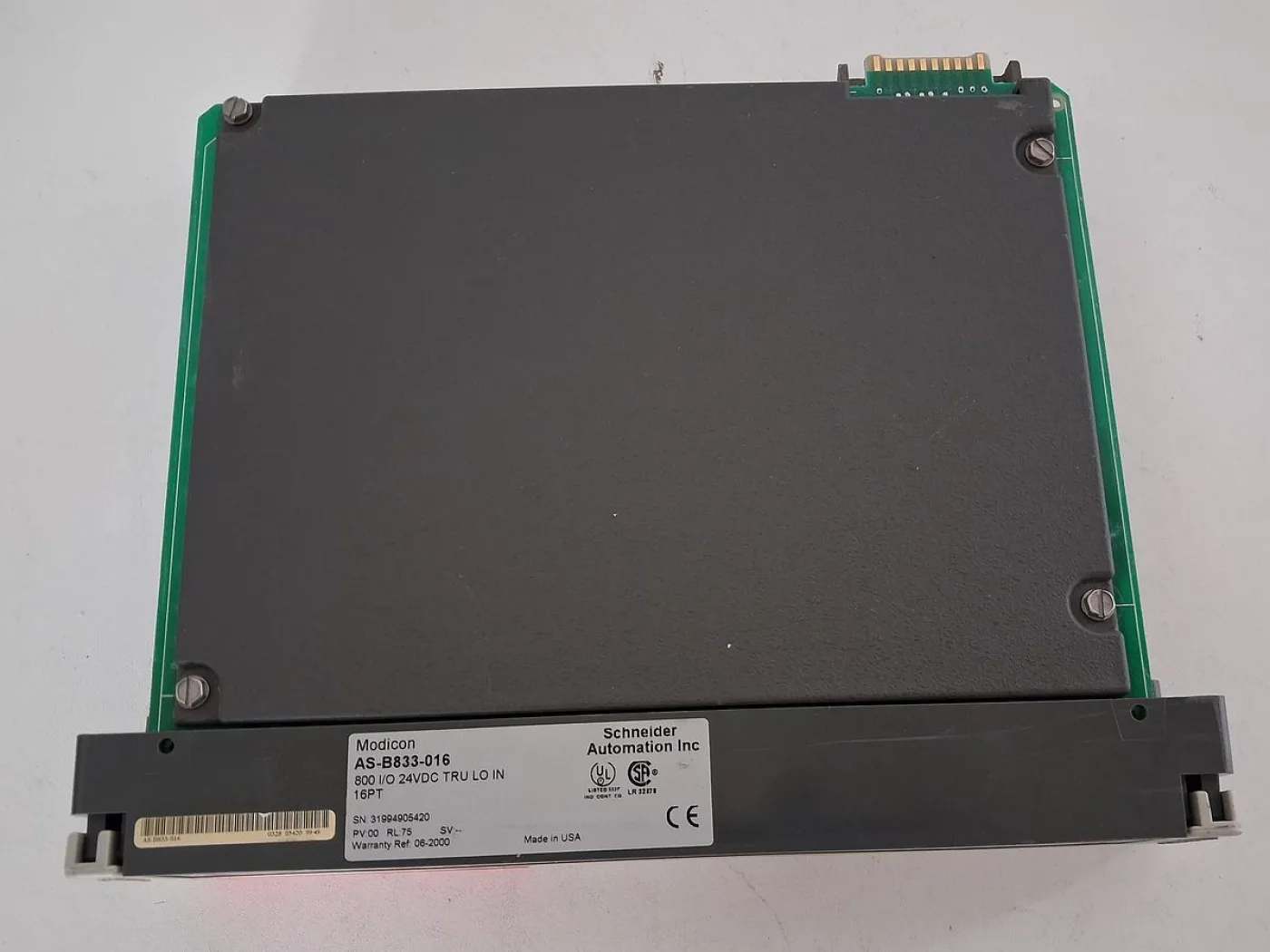 Modicon AS-B833-016 16-Point 24 VDC Digital Input Module - 3