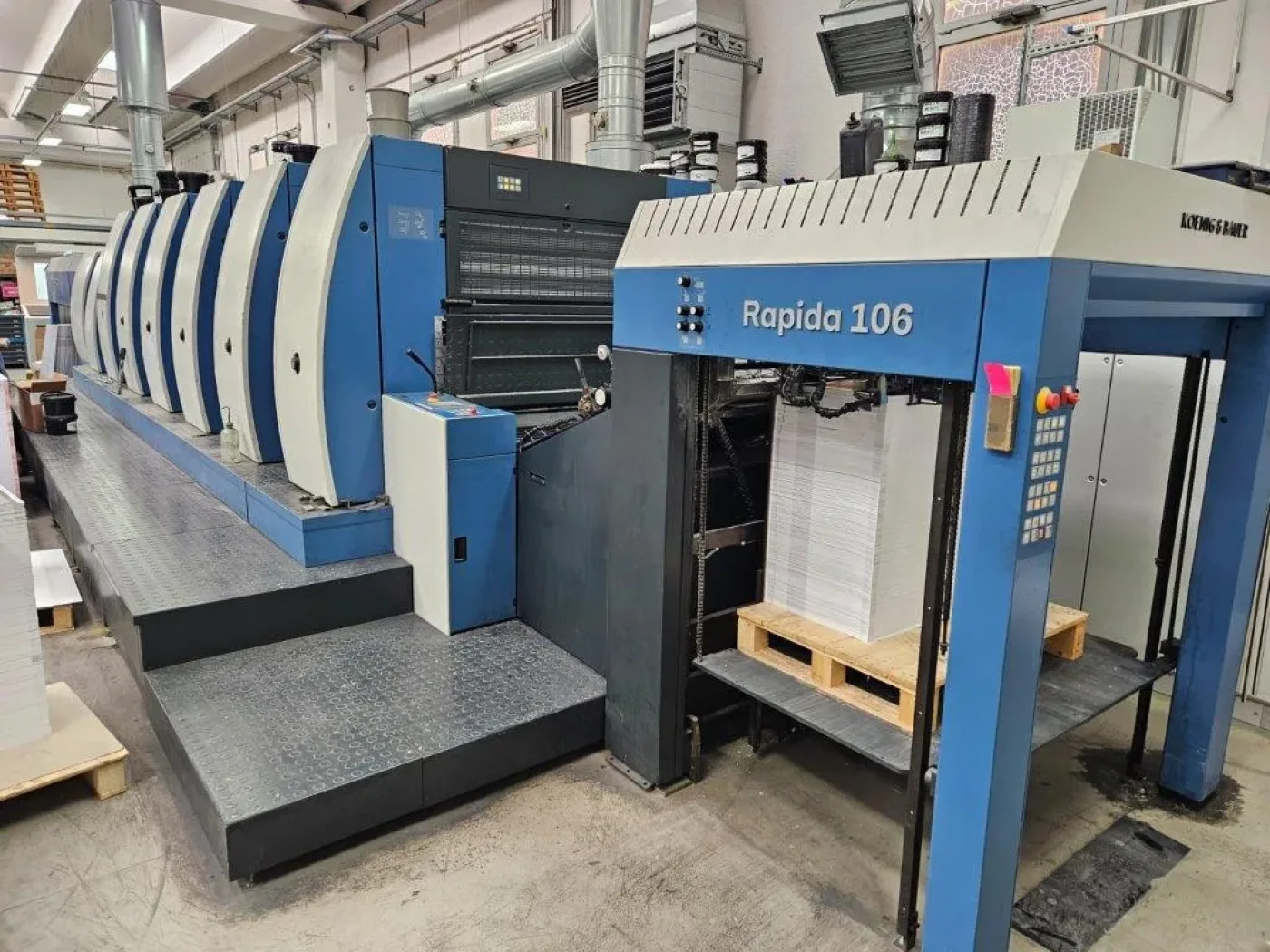 KBA Rapida 106-6+L ALV2 CX FAPC offset printing press - 6