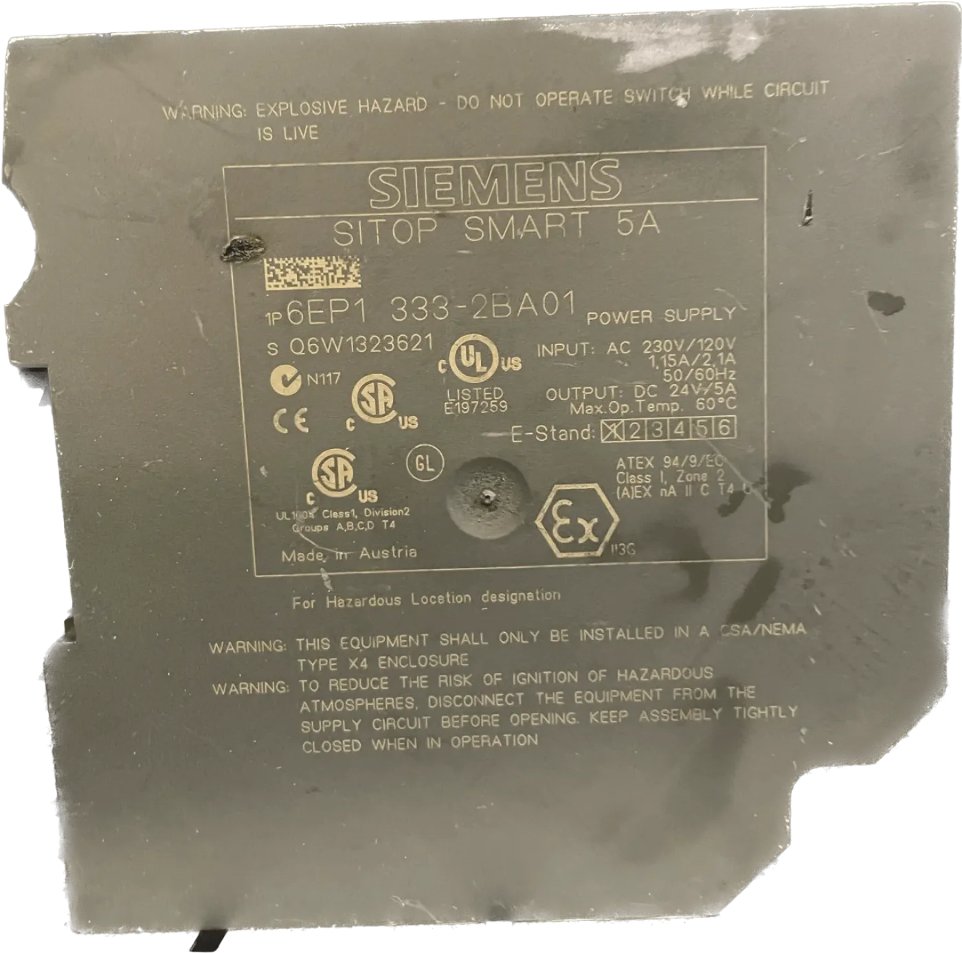 Siemens SITOP smart 120 W 6EP1333-2BA01 - 2
