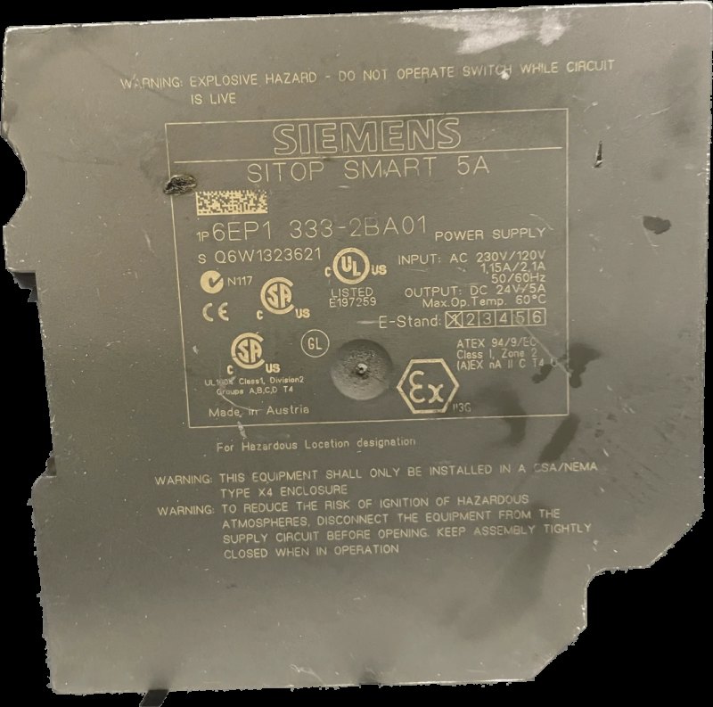 Siemens SITOP smart 120 W 6EP1333-2BA01