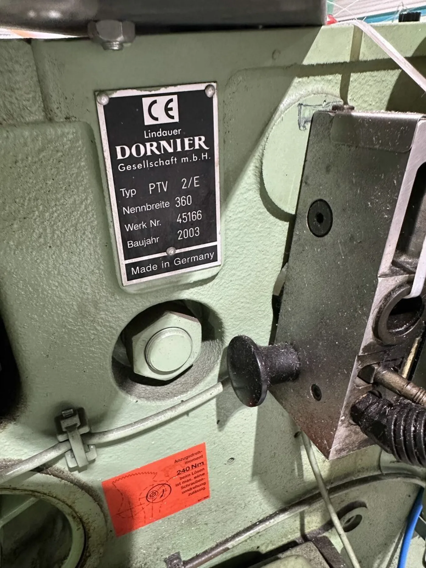 5x Dornier - rapier looms PTV2/E, ww 360 cm - 2
