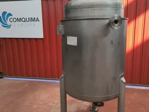 STAINLESS STEEL REACTOR 500 LITERS WITH USED SHIRT