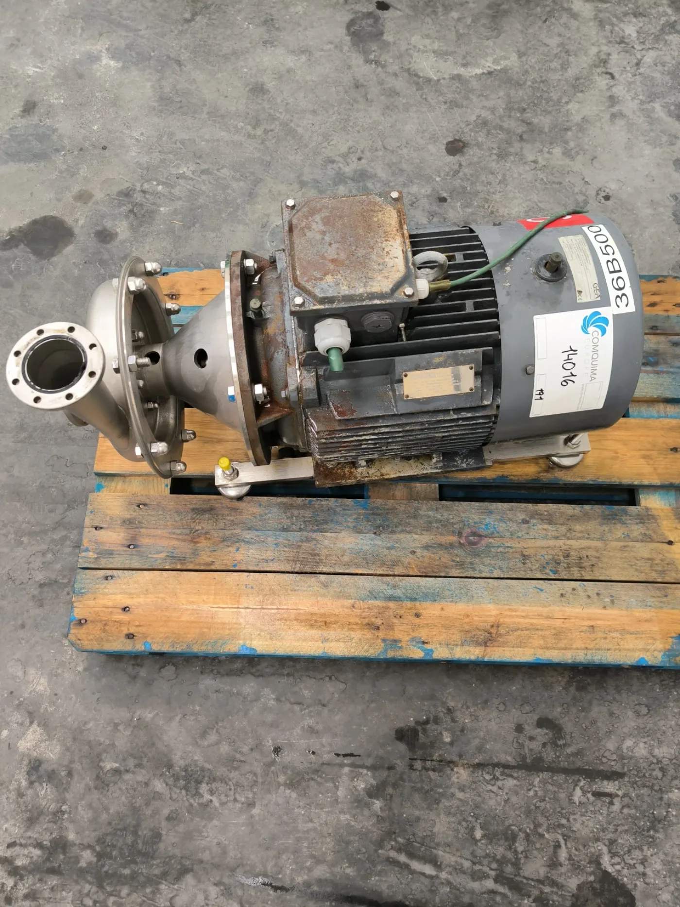 CENTRIFUGAL PUMP GEA TP8080-250 22 KW - 7