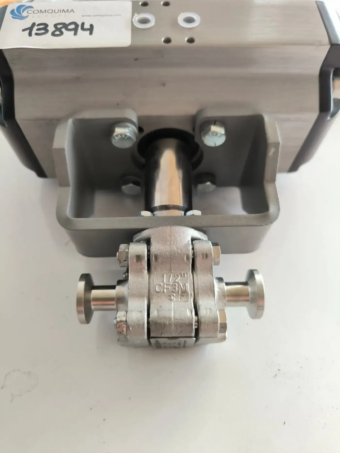 BALL VALVE WITH PNEUMATIC ACTUATOR FLOWSERVE ATEX ATEX STAINLESS STEEL 316 1/2’. - 4