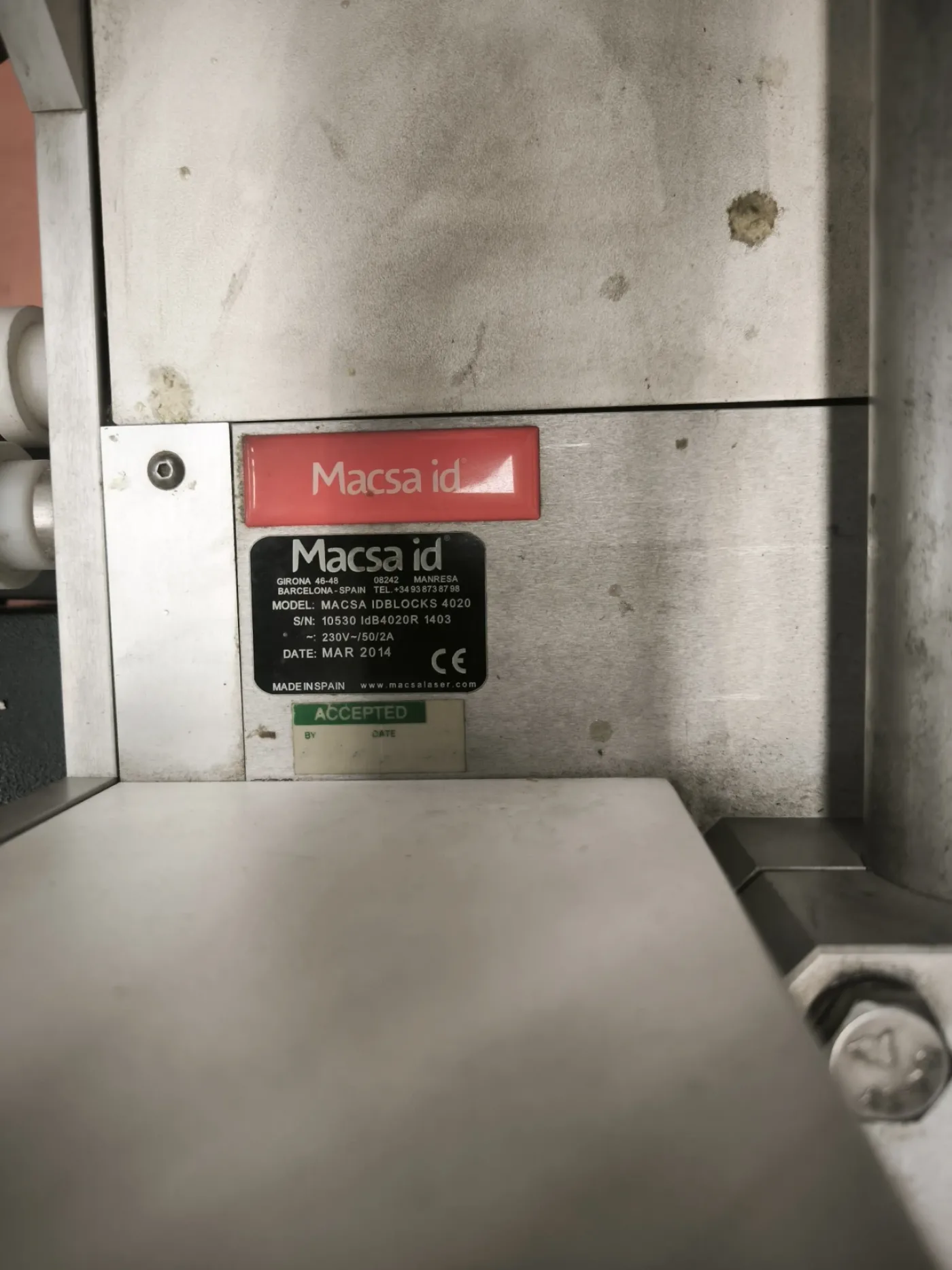 USED MACSA ID IDBLOCKS 4020 LABELLER - 8