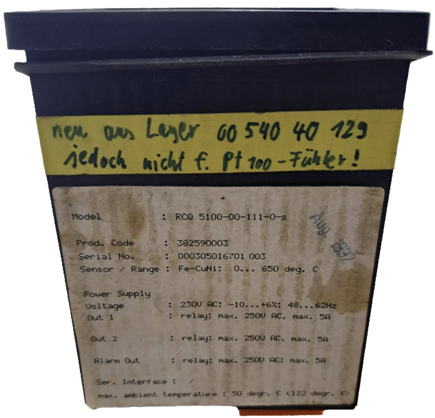 Single Temperiertechnik RCQ 5100-00-111-0-s - 2