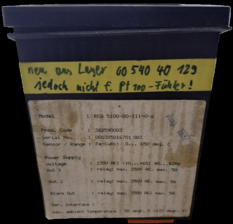 Single Temperiertechnik RCQ 5100-00-111-0-s