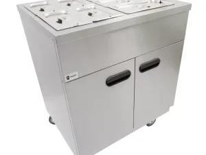 Parry Mobile Servery with Bain Marie Top 1887 - islandcatering
