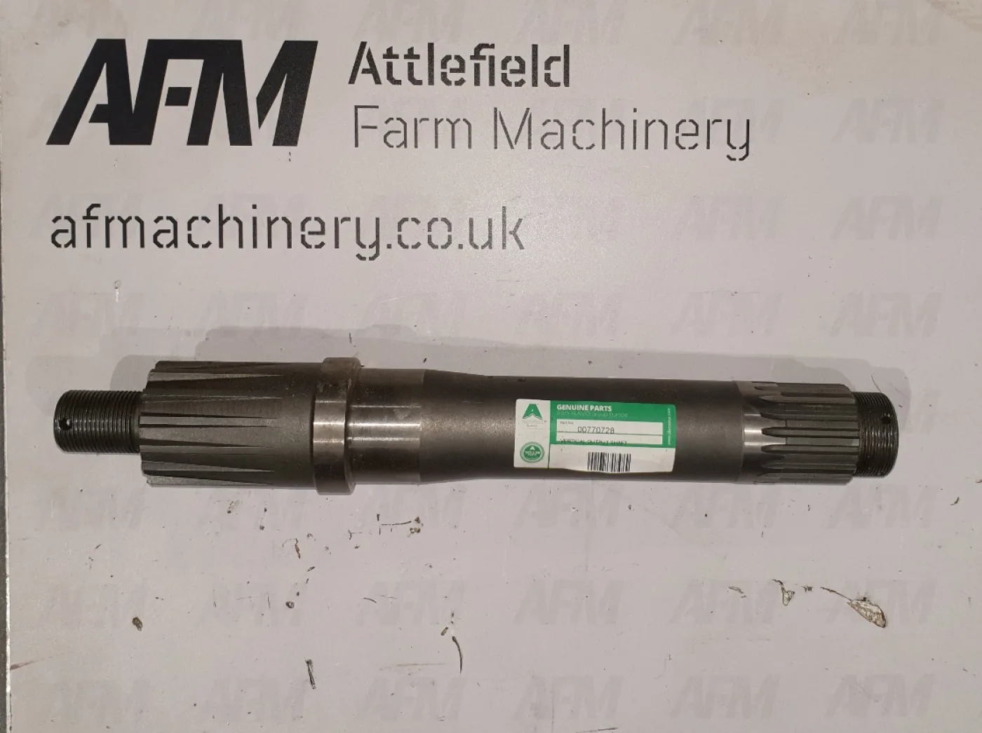 McCONNEL SR15 Gearbox Shaft - 00770728 - 1