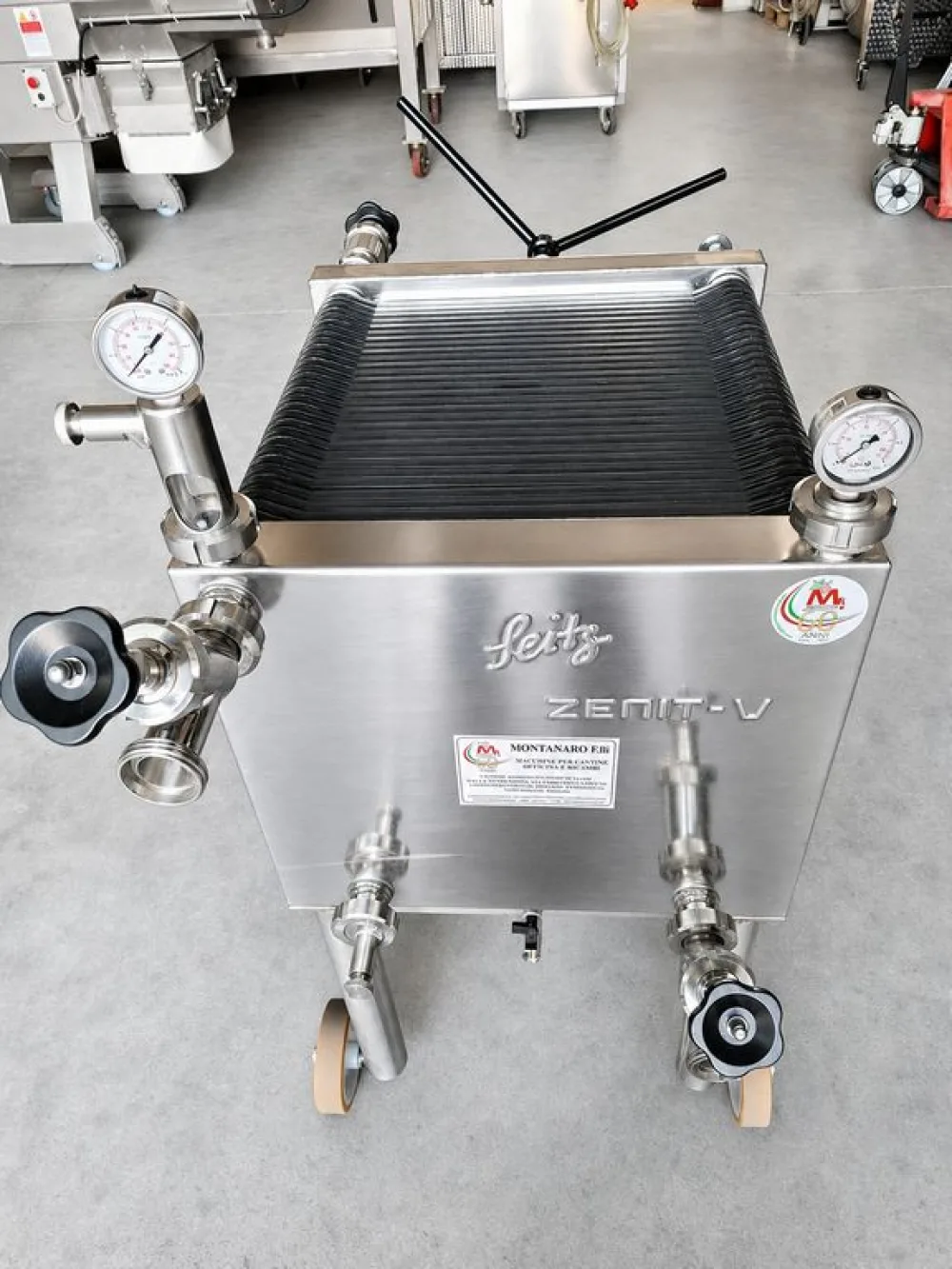 SEITZ ZENIT V FILTER MODEL 40X40 WITH 30 PLATES, SECOND HAND MACHINE