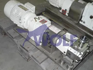 Edelstahl-Verdrängerpumpe FLUID Ltd. - beheizbar, Leistung: ca.